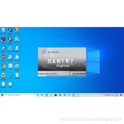 V2021.6 MB Star Diagnostic SD Connect C4 512G SSD Win10 Supports HHT-WIN Vediamo and DTS Monaco